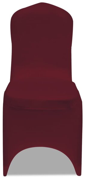 Szék Burkolat Nyújtható Burgundi 6 db