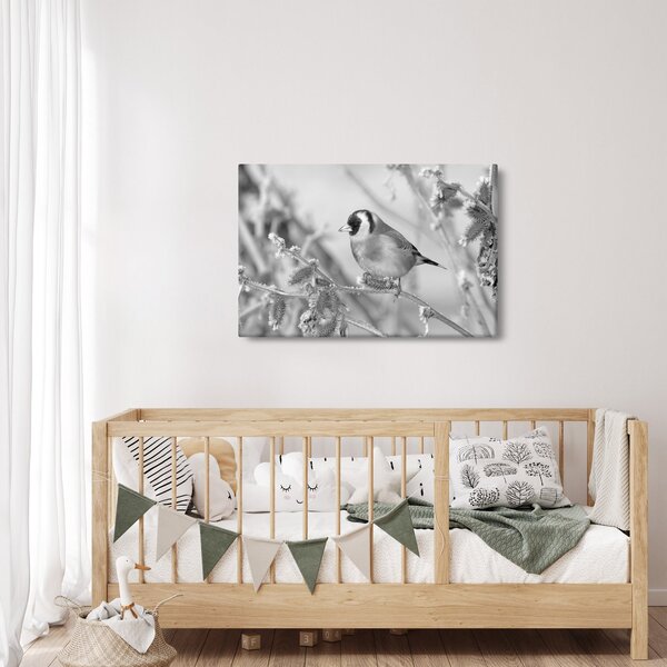 Kép - Egy madár télen (90x60 cm)