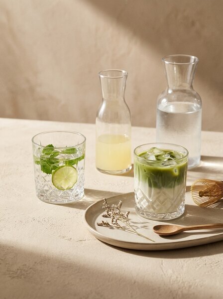 Sinsay - Poharak dombornyomott mintával 2 pack - clear