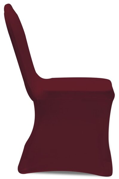 Szék Burkolat Nyújtható Burgundi 6 db