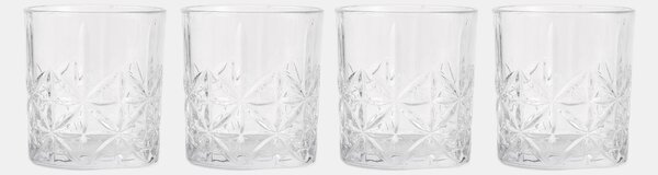 Sinsay - Poharak dombornyomott mintával 4 pack - clear