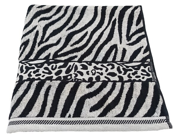 ZEBRA fehér frottír törülköző