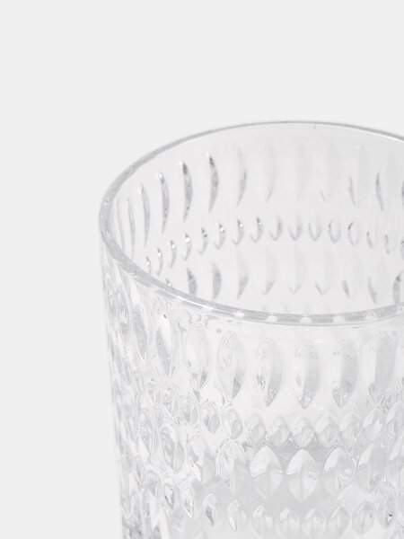 Sinsay - Poharak dombornyomott mintával 2 pack - clear