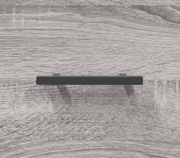 Szürke sonoma színű szerelt fa cipőpolc 102 x 35 x 55 cm