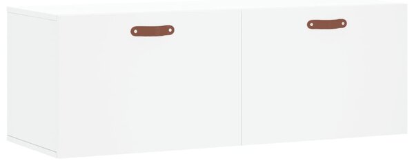 Fehér szerelt fa faliszekrény 100 x 36,5 x 35 cm