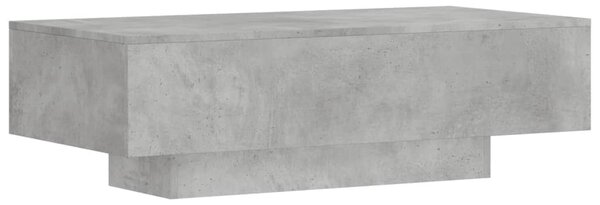 Betonszürke szerelt fa dohányzóasztal 100x49,5x31 cm
