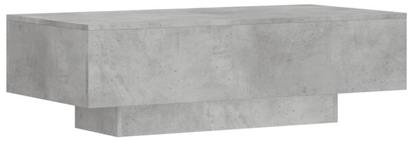 Betonszürke szerelt fa dohányzóasztal 100x49,5x31 cm