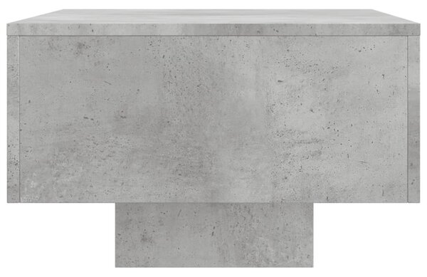 Betonszürke szerelt fa dohányzóasztal 100x49,5x31 cm