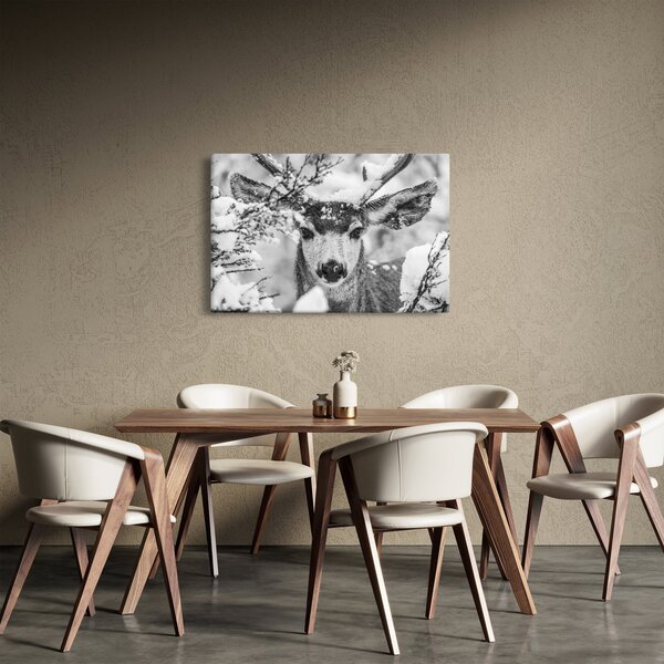 Kép - Szarvasok télen (90x60 cm)