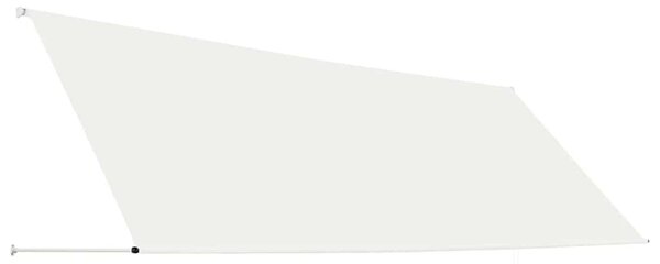 Feltekerhető krémszínű napellenző 400 x 150 cm