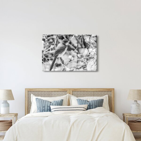 Kép - Kék madár télen (90x60 cm)