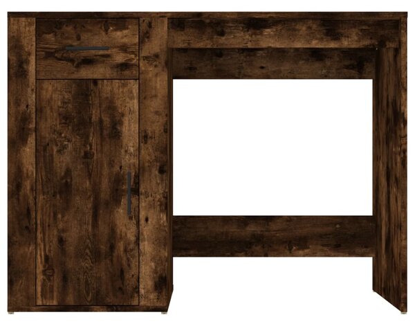 Füstös tölgy színű szerelt fa íróasztal 100x49x75 cm