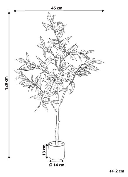 Műnövény EUCALYPTUS TREE 128 cm Zöld