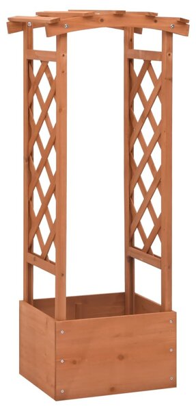 Fenyőfa rácsos ültető boltívvel 49 x 39 x 117 cm