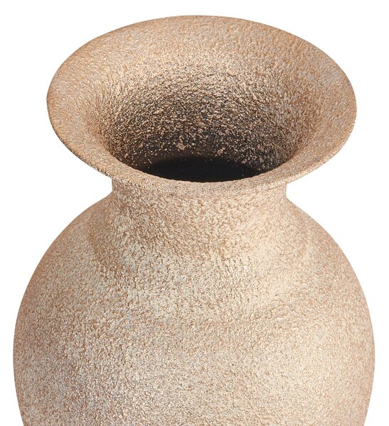 Virágtartó váza CALCEOLUS 41 cm Fém Arany