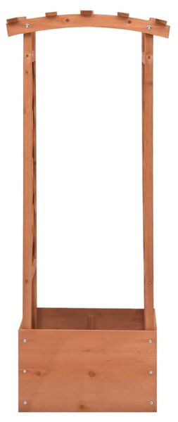 Fenyőfa rácsos ültető boltívvel 49 x 39 x 117 cm