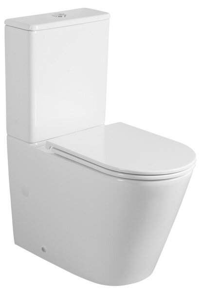 Sapho Sapho, DARIO RIMLESS WC kombinált csésze ciszternával, alsó/hátsó hulladék, fehér, PC106V