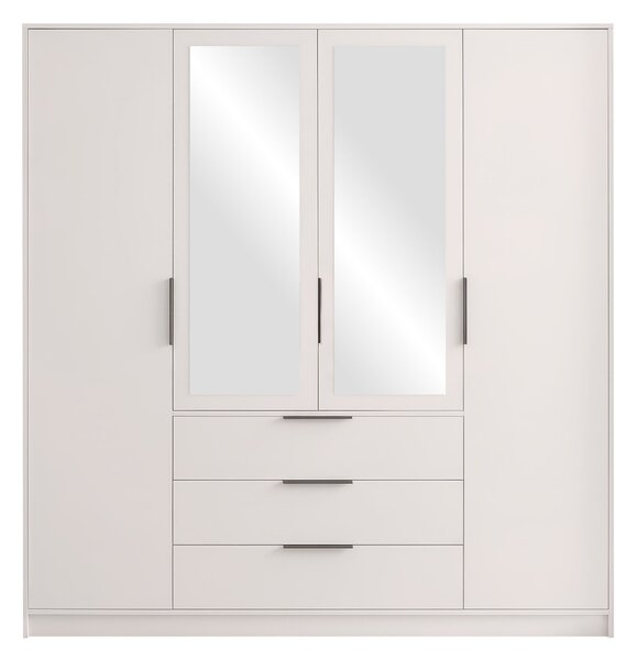 Gardróbszekrény Honolulu 287, Laminált forgácslap, 200x196x58cm, Kasmír