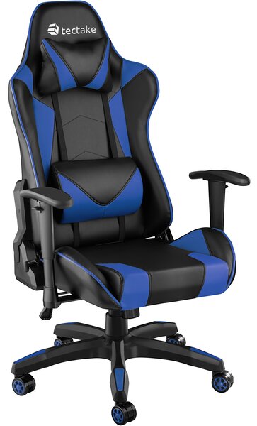 Tectake 403208 twink irodai szék - fekete/kék