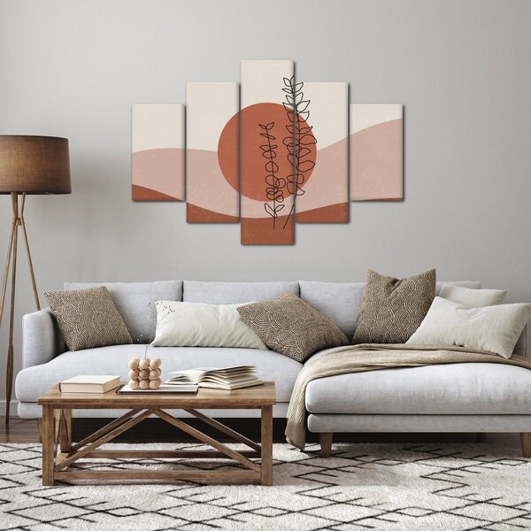 Kép - Boho levelek N⁰1 (150x105 cm)