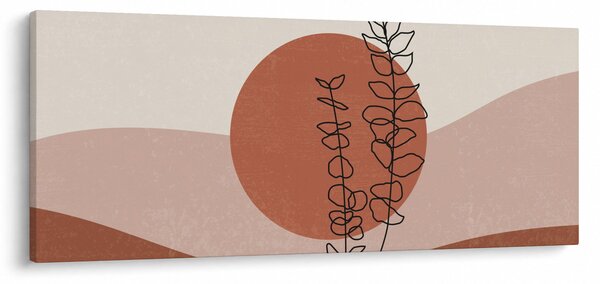 Kép - Boho levelek N⁰1 (120x50 cm)