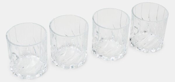 Sinsay - Pohárkészlet dombornyomott mintával 4 pack - clear