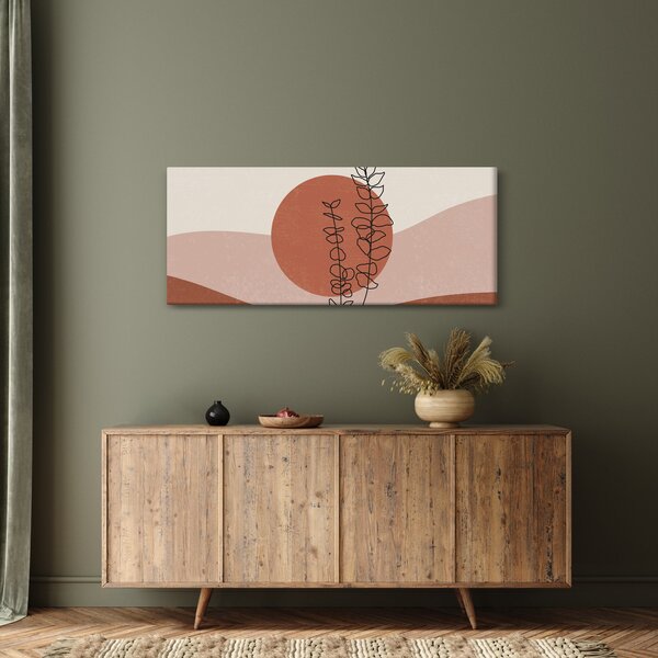 Kép - Boho levelek N⁰1 (120x50 cm)
