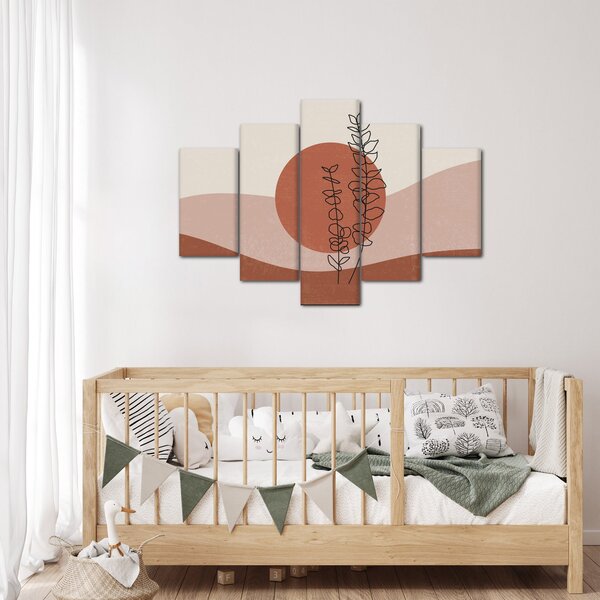 Kép - Boho levelek N⁰1 (150x105 cm)
