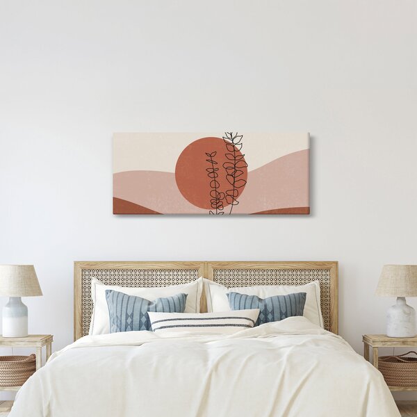 Kép - Boho levelek N⁰1 (120x50 cm)