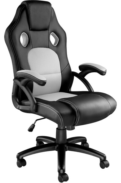 Tectake 403467 tyson irodai szék - fekete/szürke