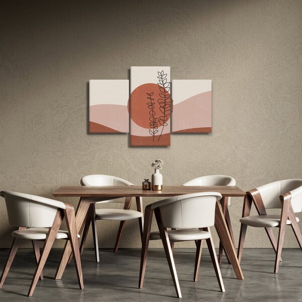 Kép - Boho levelek N⁰1 (90x60 cm)