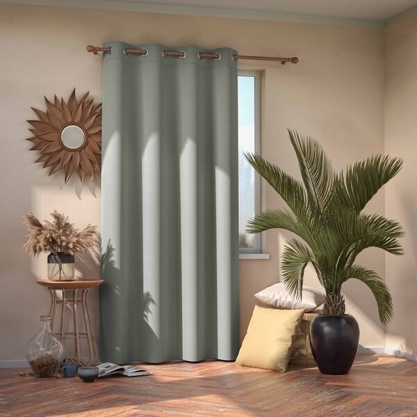 Szürke dimout (részleges sötétítő) függöny 140x245 cm Kierra – Restilo