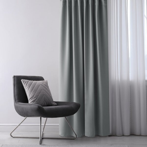 Szürke dimout (részleges sötétítő) függöny 140x245 cm Kierra – Restilo
