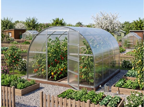Üvegház LANITPLAST GLADUS 3x4 m PC 4 mm LG2877