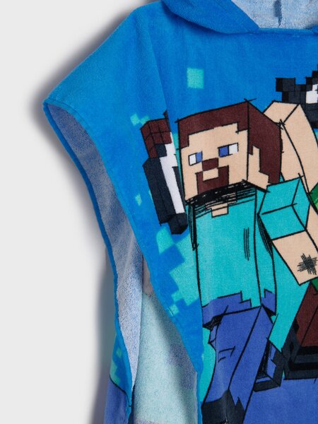 Sinsay - Kapucnis törölköző Minecraft - indigókék