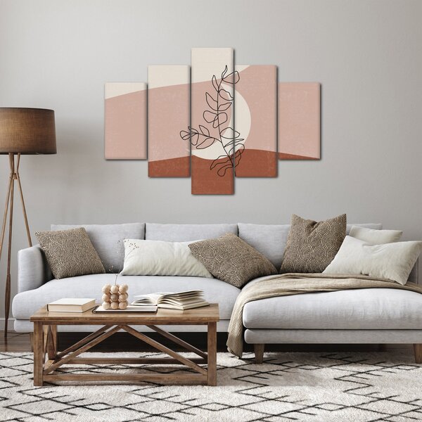 Kép - Boho levelek N⁰2 (150x105 cm)