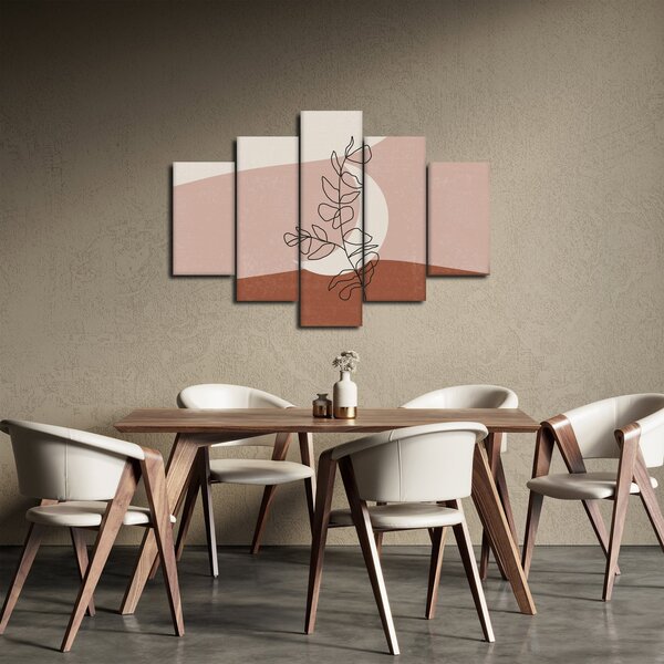 Kép - Boho levelek N⁰2 (150x105 cm)