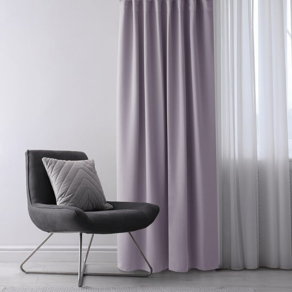 Törtrózsaszín dimout (részleges sötétítő) függöny 140x245 cm Kierra – Restilo