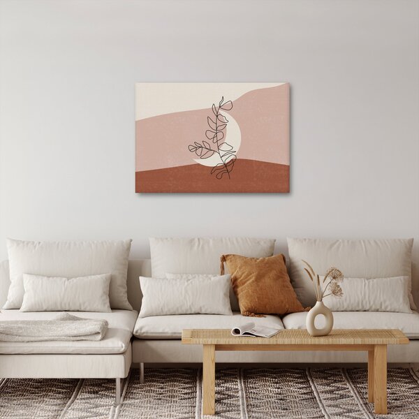 Kép - Boho levelek N⁰2 (70x50 cm)