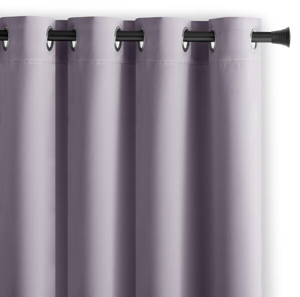 Törtrózsaszín dimout (részleges sötétítő) függöny 140x245 cm Kierra – Restilo