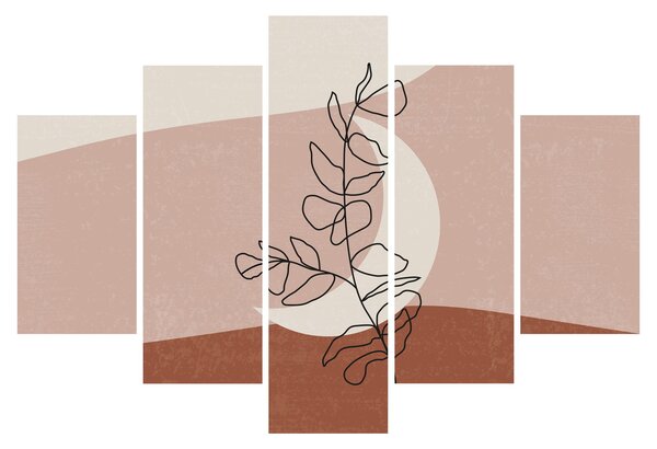 Kép - Boho levelek N⁰2 (150x105 cm)