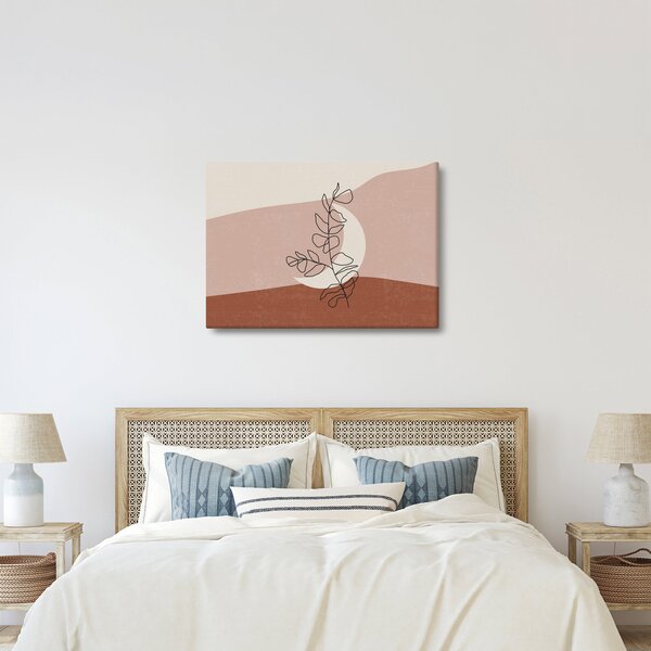 Kép - Boho levelek N⁰2 (70x50 cm)