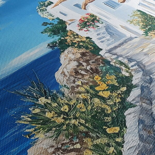 Kép - Sikátor a tenger mellett (120x50 cm)