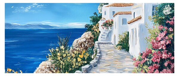 Kép - Sikátor a tenger mellett (120x50 cm)