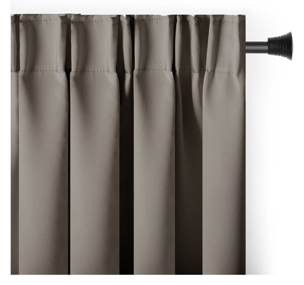 Szürkésbézs dimout (részleges sötétítő) függöny 140x245 cm Kierra – Restilo