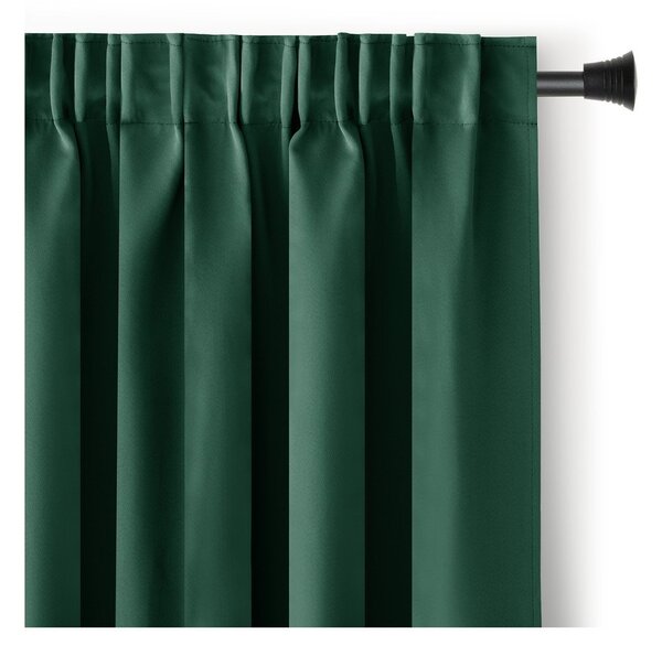 Sötétzöld dimout (részleges sötétítő) függöny 140x245 cm Kierra – Restilo