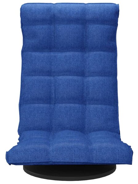 Kék szövet forgó matracszék