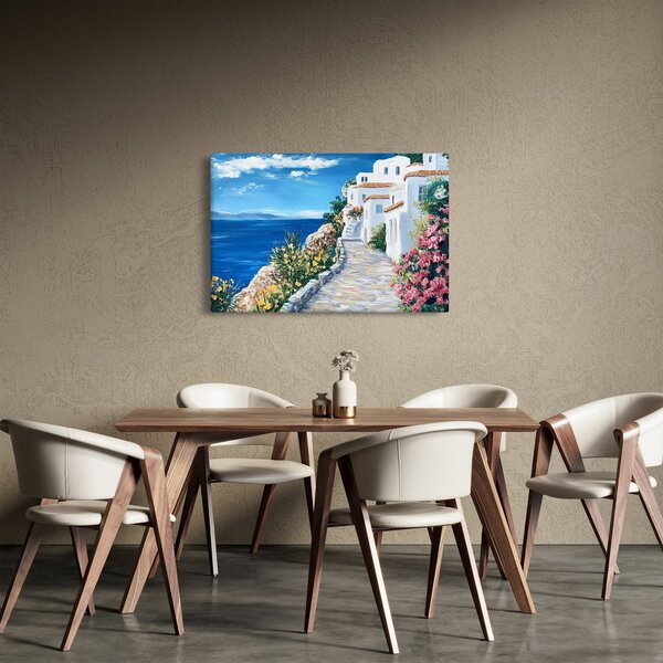 Kép - Sikátor a tenger mellett (90x60 cm)