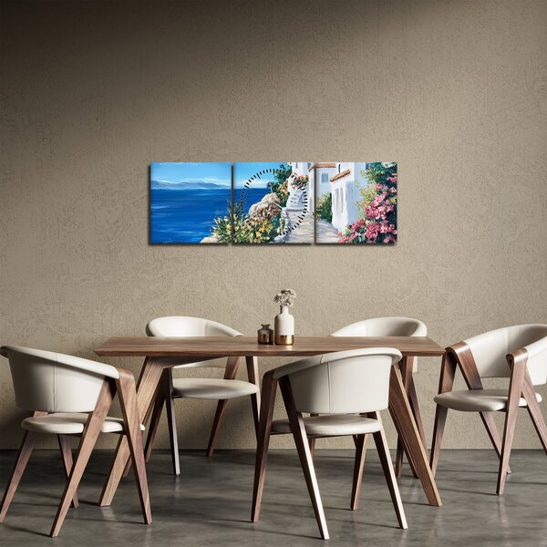 Kép - Sikátor a tenger mellett (órával) (90x30 cm)