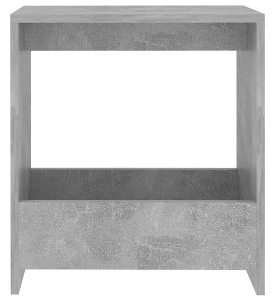 Betonszürke forgácslap kisasztal 50 x 26 x 50 cm